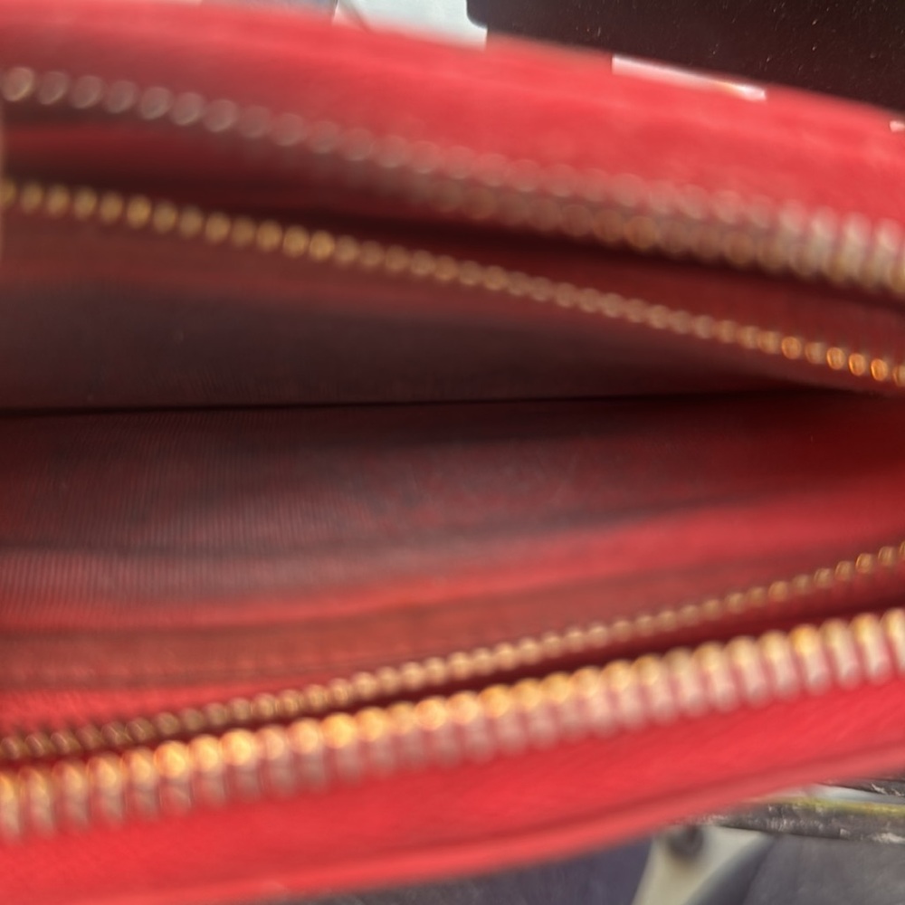 Prada  Pink Saffiano Zippy Wallet - Picture 6 of 8